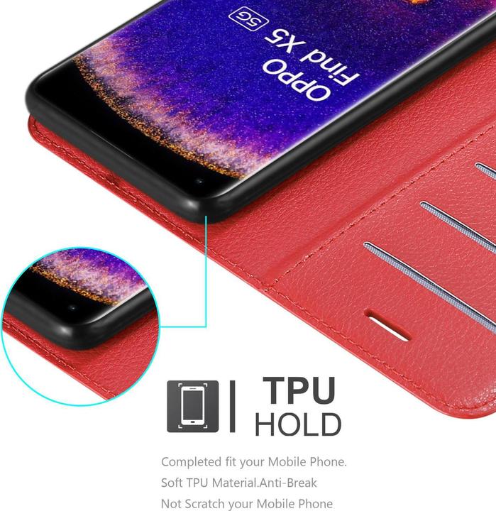 Immagine prodotto Cadorabo Custodia con supporto a libro per Oppo FIND X5 (Oppo trova X5)