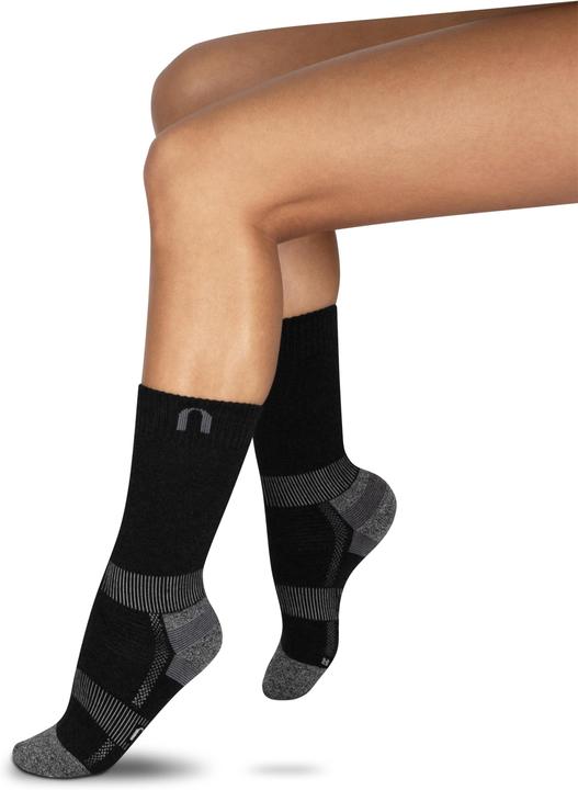 Produktbild Normani 2 Paar Merino Wander- und Funktionssocken - 9385 (2er Pack, 35 - 38)