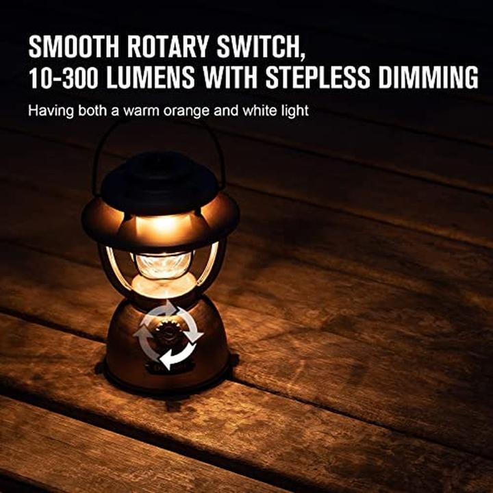 Image du produit Olight Retro-Campinglaterne mit dimmbarem Licht, USB-Netzteil, wasserdicht für Garten und Notfall