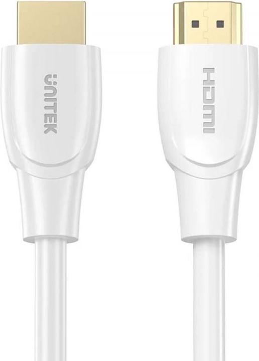 Actual product image Unitek HDMI cable 2.0 4K 60Hz, white, 1M (1 m, HDMI)