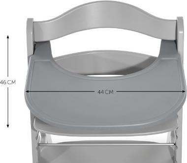 Produktbild Hauck Alpha Click Tray Grey