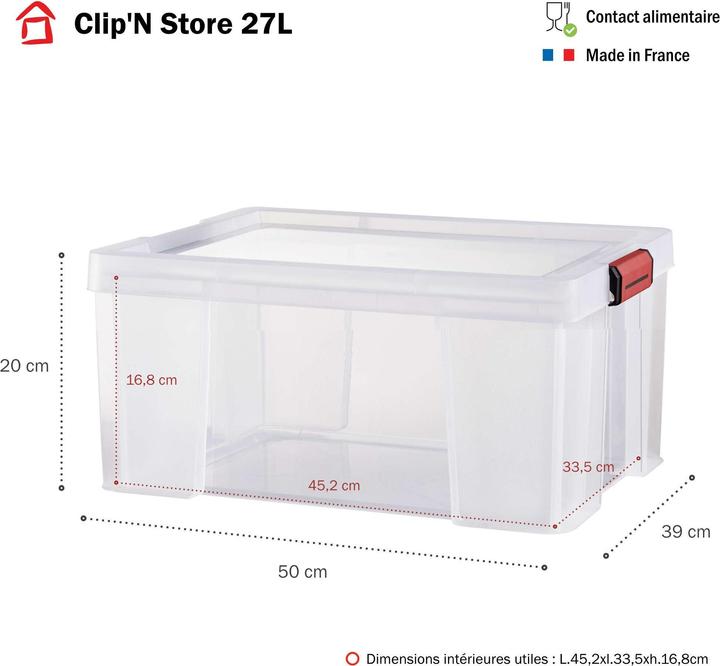 Actual product image Sundis Clip'n Store (39 cm, 27 l, 1x)