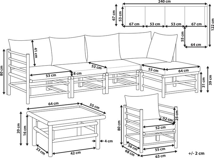 Produktbild Beliani Cerreto