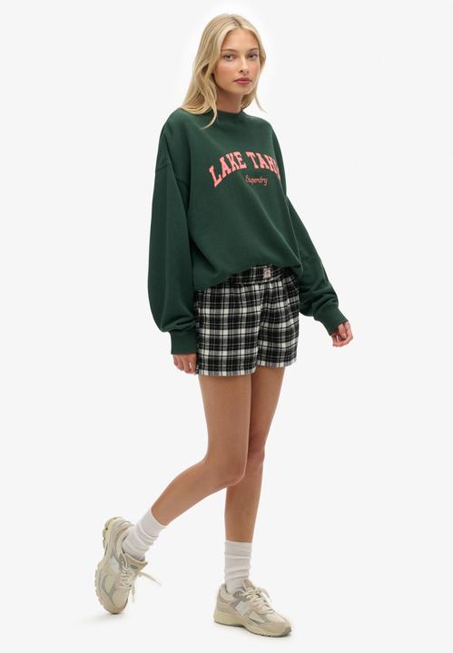 Produktbild Superdry Karierte Baumwollshorts mit Elastikbund (XL)