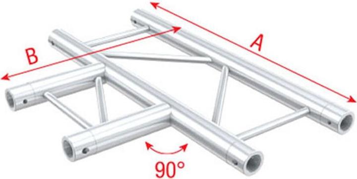 Produktbild Showtec T-Stück Horizontal