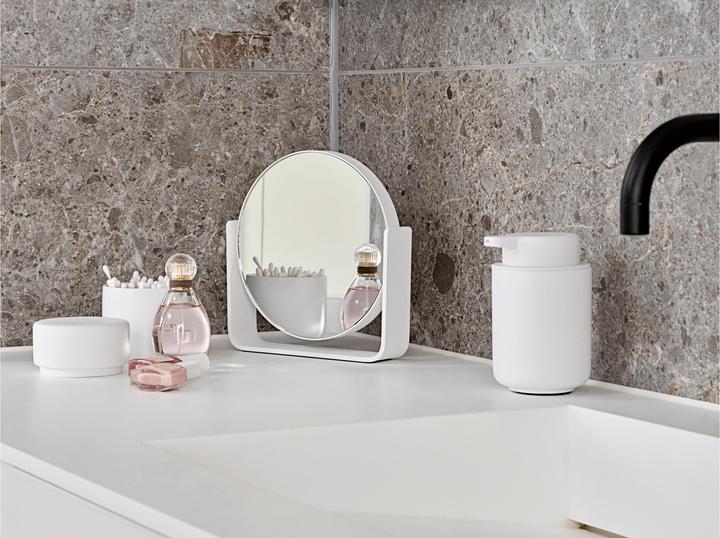 Actual product image Zone Denmark Table Mirror Ume White (5 x 21 x 21 cm)