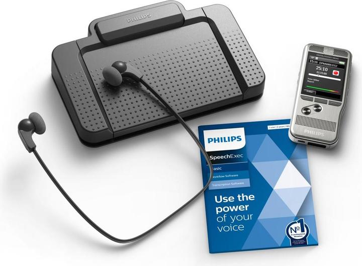 Image du produit Philips Mémo de poche DPM6700 ensemble de dictée et de lecture
