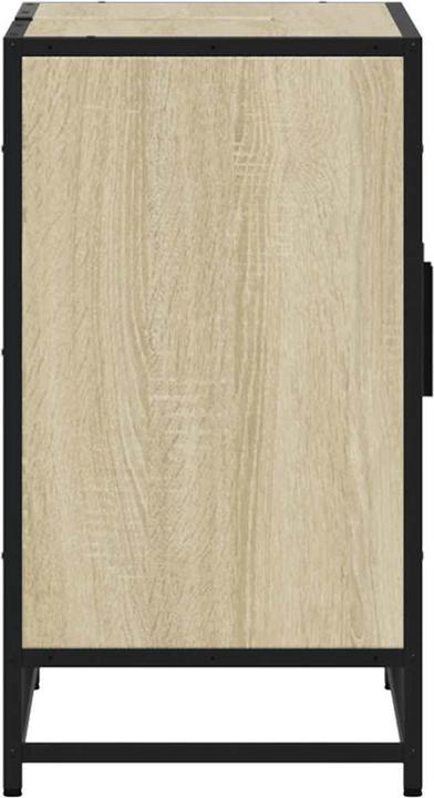 Produktbild VidaXL Waschbeckenunterschrank Sonoma-Eiche 90x33x60 cm Holzwerkstoff (90 x 33 x 60 cm)
