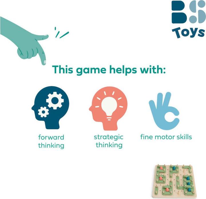 Image du produit BS Toys Dots & Boxes Jeu en bois