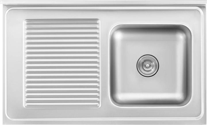 Produktbild Royal Catering Spülenschrank Spülenunterschrank Spülschrank Edelstahl Becken: 400x400x240 mm