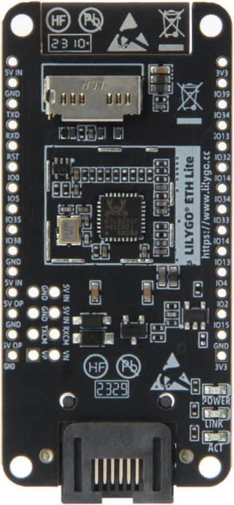 Actual product image Lilygo T-ETH-Lite ESP32-S3 W5500 Ethernet module