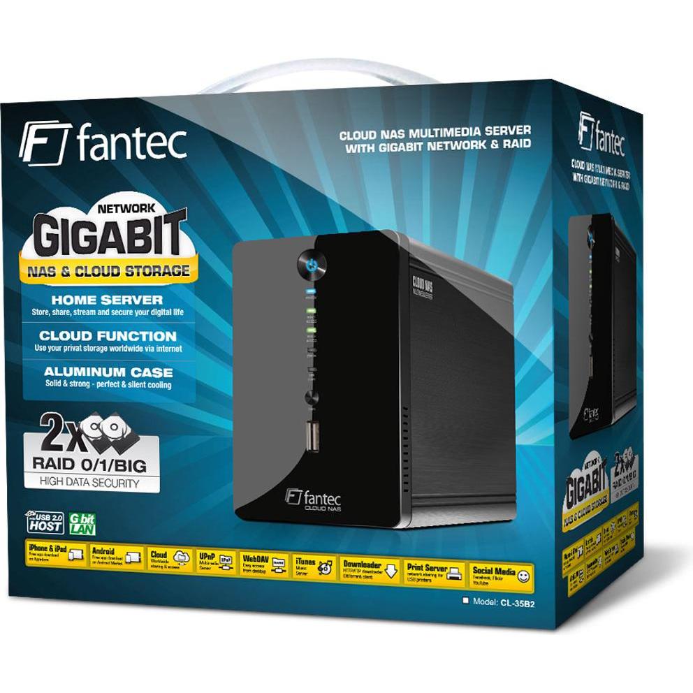 Thumbnail - Fantec Cl-35b2, NAS, Weiss