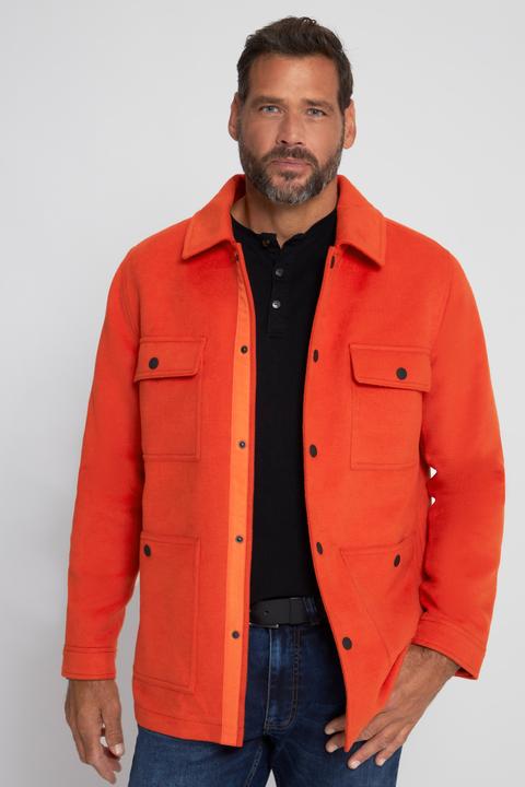 Produktbild JP1880 JP 1880 Overshirt, Wolloptik, Langarm, Kentkragen, Modern Fit (4XL)