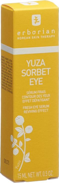 Image du produit Erborian Yuza Sorbet Eye (Soin des yeux Sérum, 15 ml, Journée)