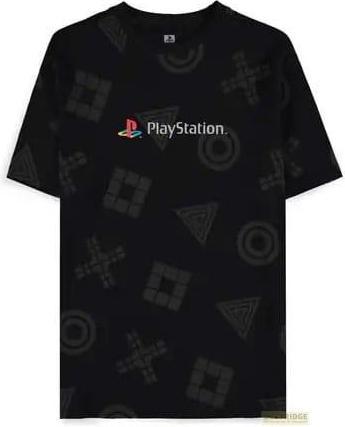 Difuzed PlayStation T-Shirt Logo All Over Print Grösse M (M)