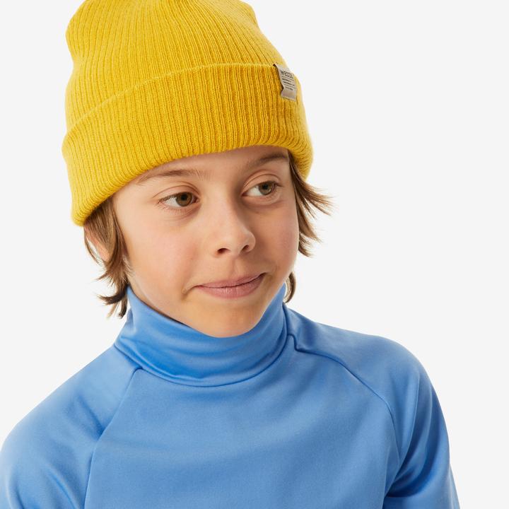 Actual product image Wedze Ski underwear functional shirt children high collar - BL 500 blue (116)