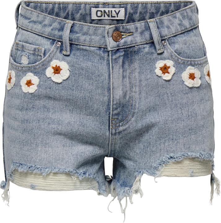 Produktbild Only ONLPACY Hohe Taille Normal geschnitten Jeans-Shorts Jeans-Shorts (XS)