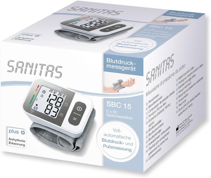 Actual product image Sanitas SBC 15 (Blood pressure monitor wrist)