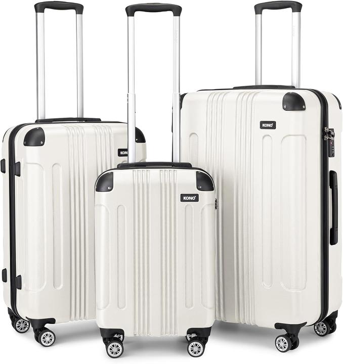 Produktbild Kono 3-teiliges Hartschalenkoffer-Set mit Zwillingsrollen (113 l)
