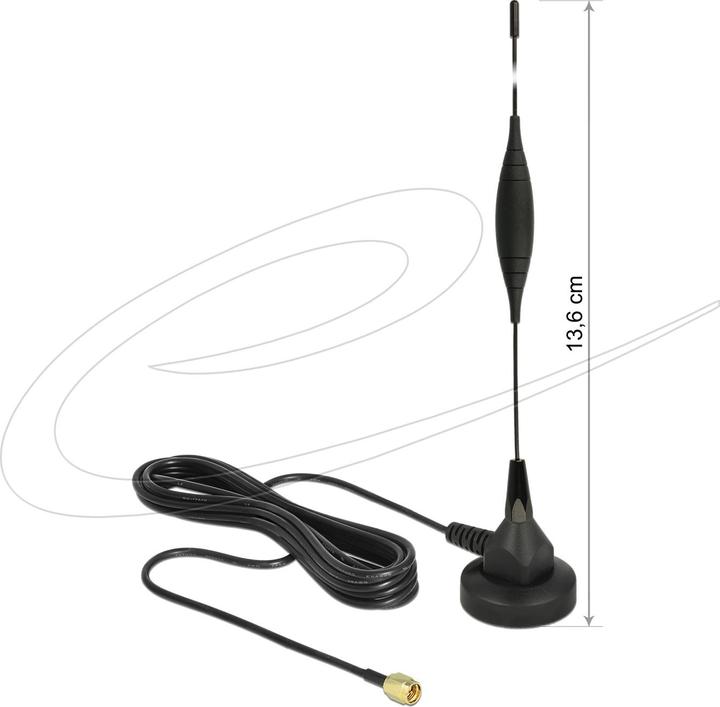Produktbild Delock Mobiltelefon-/Radioantenne (DECT, Lora, GSM)