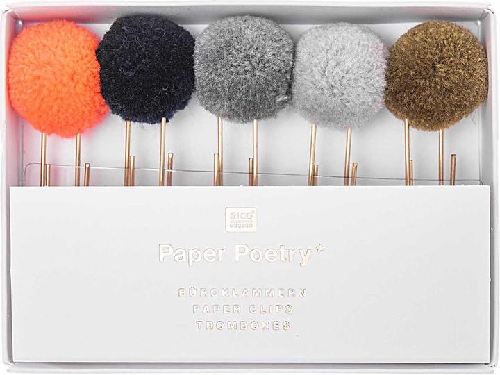 Immagine prodotto Rico Design Clip di carta pompon 5 pezzi (5x)