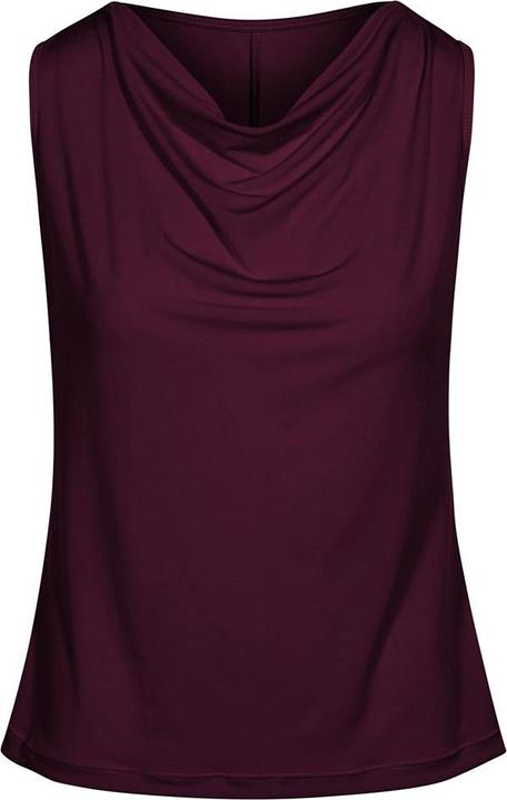 Rumpf Hübsches Top ohne Ärmel und mit Wasserfallausschnitt (S)