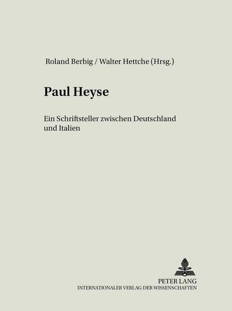 Produktbild Paul Heyse (Deutsch, 2001)