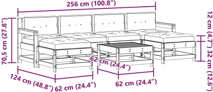 Produktbild vidaXL gartenmöbel