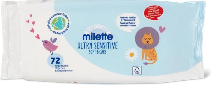 Image du produit Milette Ultra Soft & Care Sensitive (72 pièce(s))