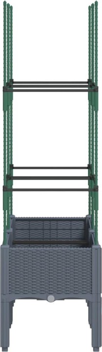 Actual product image VidaXL Planter with trellis PP