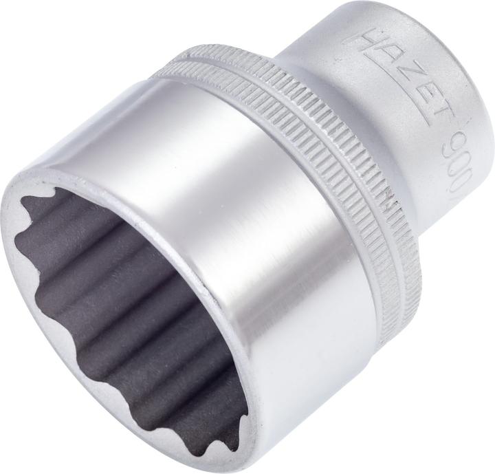 Produktbild HAZET Steckschlüsseleinsatz ∙ Doppelsechskant 900Z-33 ∙ Vierkant12,5 mm (1/2 Zoll) ∙ Aussen Doppel-S… (33 mm)