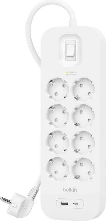 Immagine prodotto Belkin SRB003vf2M-V2 (8 x, CEE 7/3, USB-C, USB-A, 2 m)