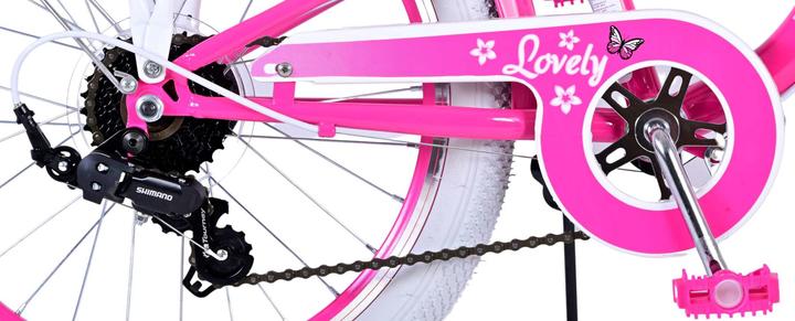 Actual product image Volare Lovely Kinderfiets - Meisjes - 20 inch - Roze - 7 versnellingen (20")