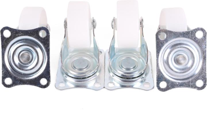 Image du produit Benson Jeu de roulettes pivotantes 50 mm blanc 4 pièces