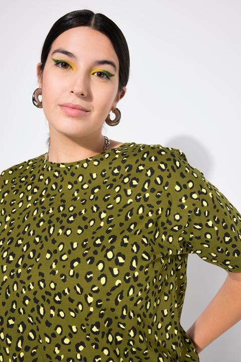 Actual product image Studio Untold Leopard Print Short Sleeve Tee (42, 44)