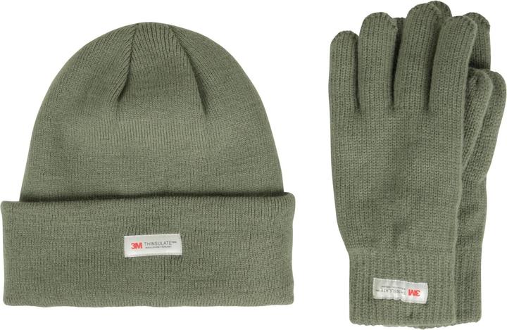 Actual product image Mountain Warehouse Womens/Ladies Thinsulate Fleece Beanie & Gloves Set