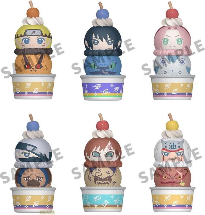 Produktbild Megahouse Naruto Shippuden Tsumichen Stack up & Change Sammelfiguren 6er-Pack 8 cm (with gift)