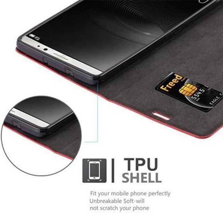 Actual product image Cadorabo Book Invisible Magnet Cover (Mate 8)