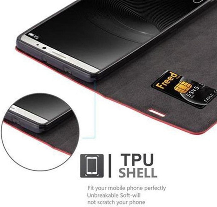 Actual product image Cadorabo Book Invisible Magnet Cover (Mate 8)