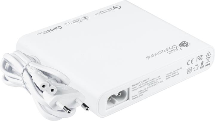 Good Connections PCA-D001W. Type opladen: Binnen, Voedingsbron: AC, Oplaadcompatibiliteit: Universeel. Ingang... (120 W, 4 ports)