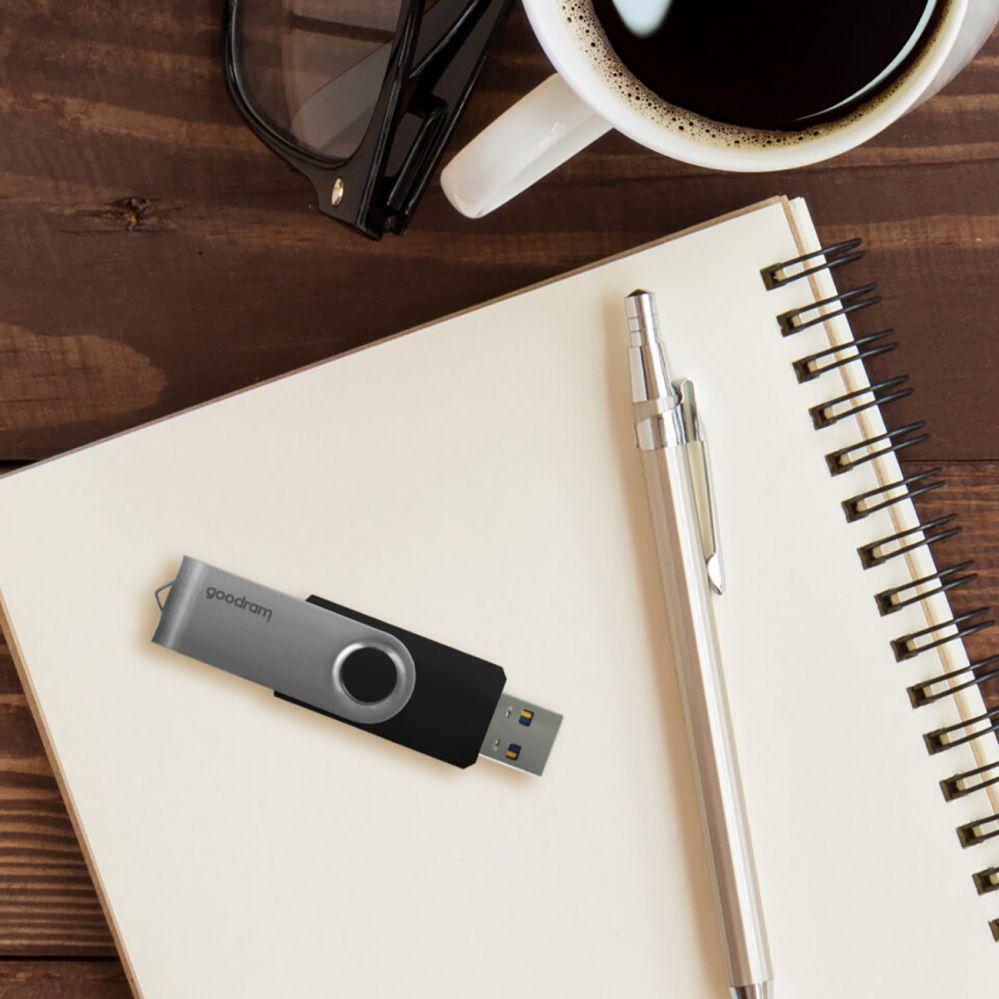 Thumbnail - Goodram UTS3 (16 GB, USB-A, USB 3.0), USB Stick, Schwarz