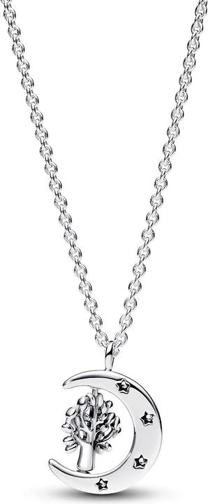 Produktbild Pandora Mond & drehender Lebensbaum Halskette (Silber 925, 50 cm)