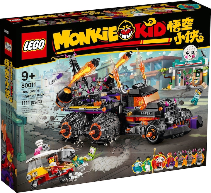 Produktbild LEGO Red Sons Inferno-Truck (80011, LEGO Monkie Kid, LEGO Seltene Sets)
