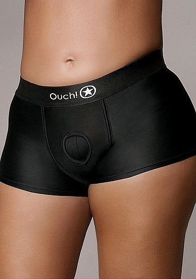 Produktbild Ouch! Vibrating Strap-on Boxer - XL/XXL