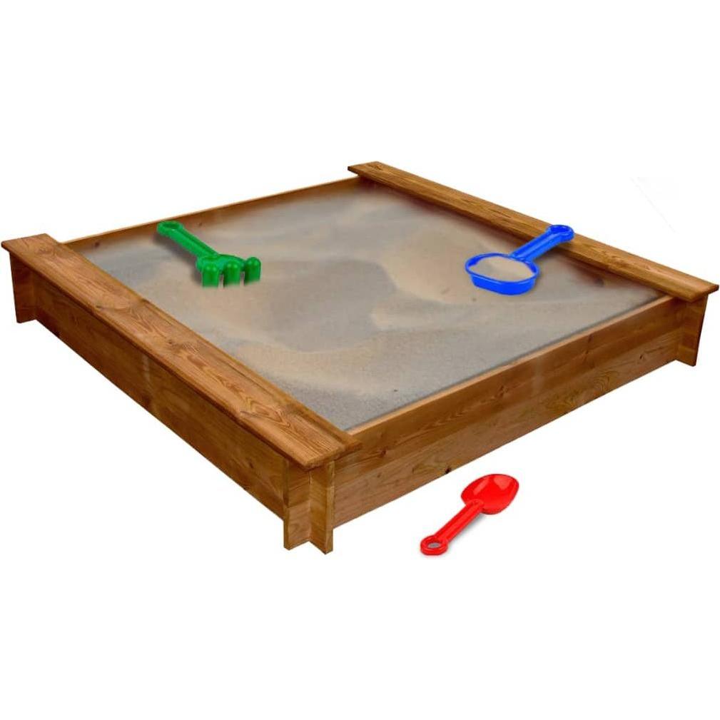 Thumbnail - VidaXL Sandkasten Holz Quadratisch