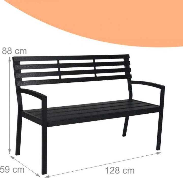 Image du produit Relaxdays banc jardin