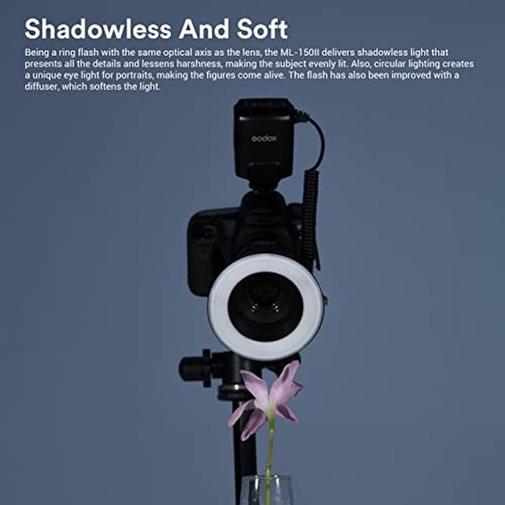 Produktbild Godox ML-150II (Makroblitz, Canon, Sony, Nikon, Pentax, Olympus, Fuji, Leica)