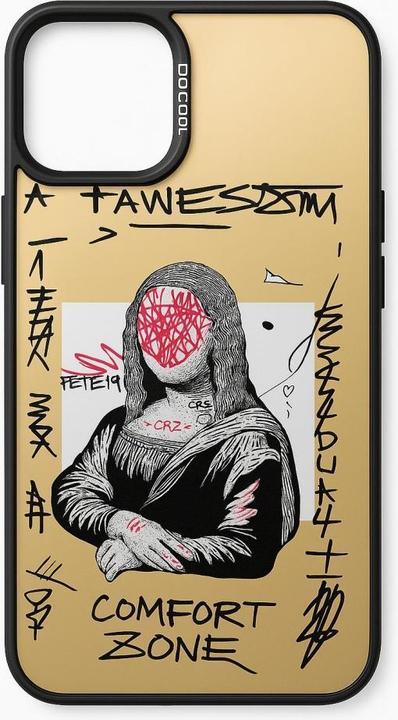 Pink Mona Lisa Graffiti