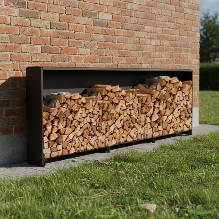 Actual product image Relaxdays Firewood rack