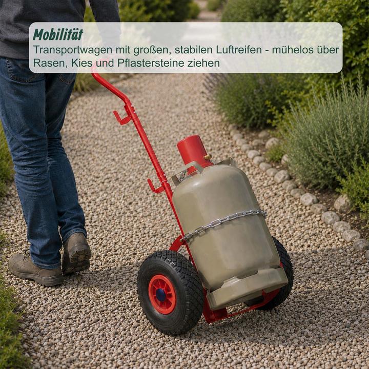 Produktbild Relaxdays Gasflaschenwagen